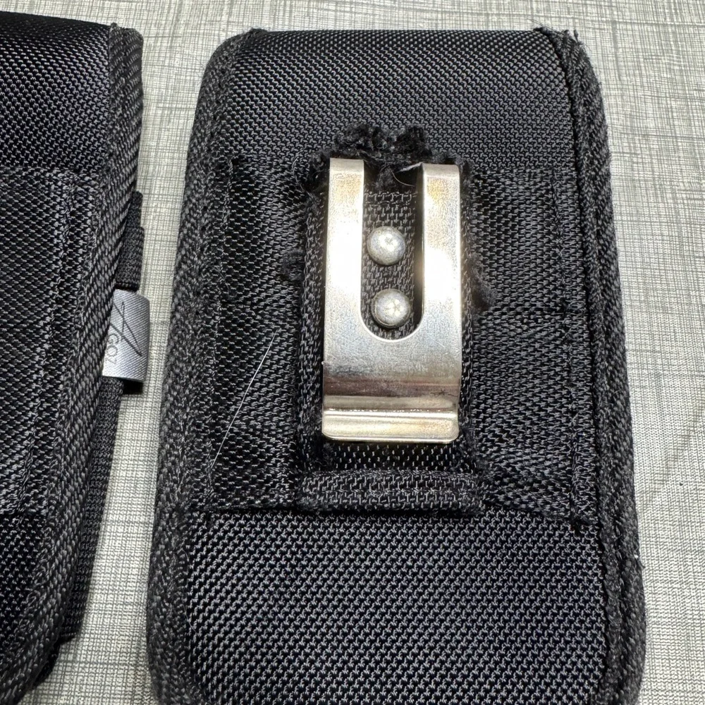 Black Agoz; Cobra scanner belt holsters; Set of three(3)